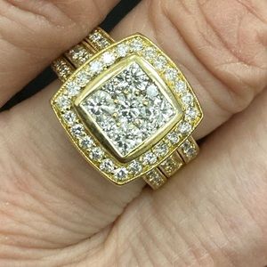 18k with diamond size 8